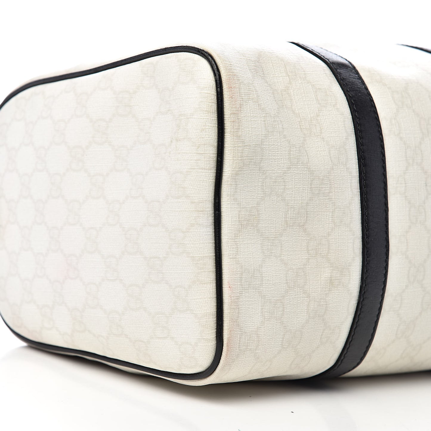 GG Plus Monogram Medium Joy Boston White Black