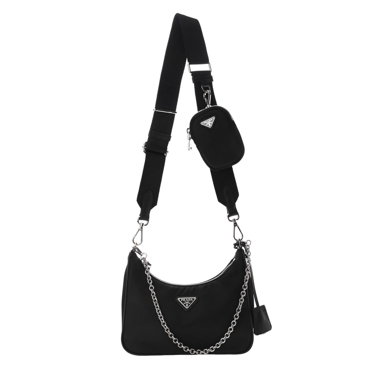 Nylon Re-Edition 2005 Shoulder Bag Black