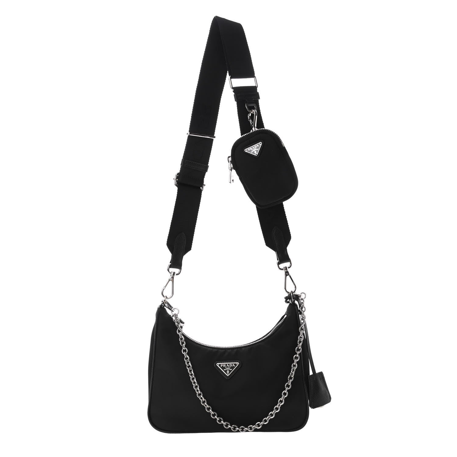 Prada Nylon Re-Edition 2005 Shoulder Bag Black 1 of 6