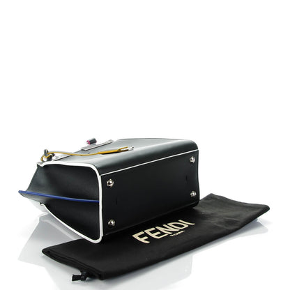 Fendi Vitello Dolce Mini 3Jours Tote Black 4 of 8