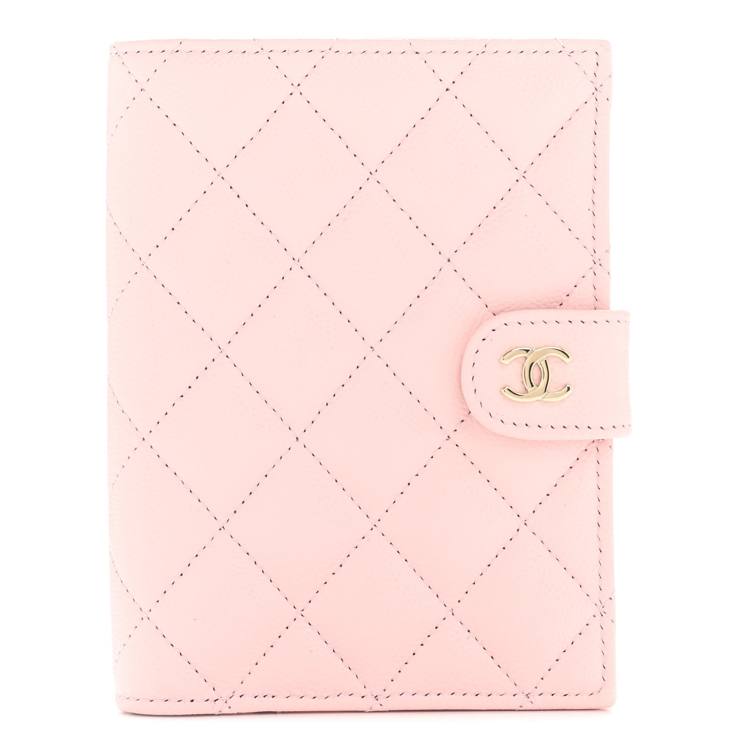 Chanel Caviar Quilted Passport Holder Pink 1 of 8