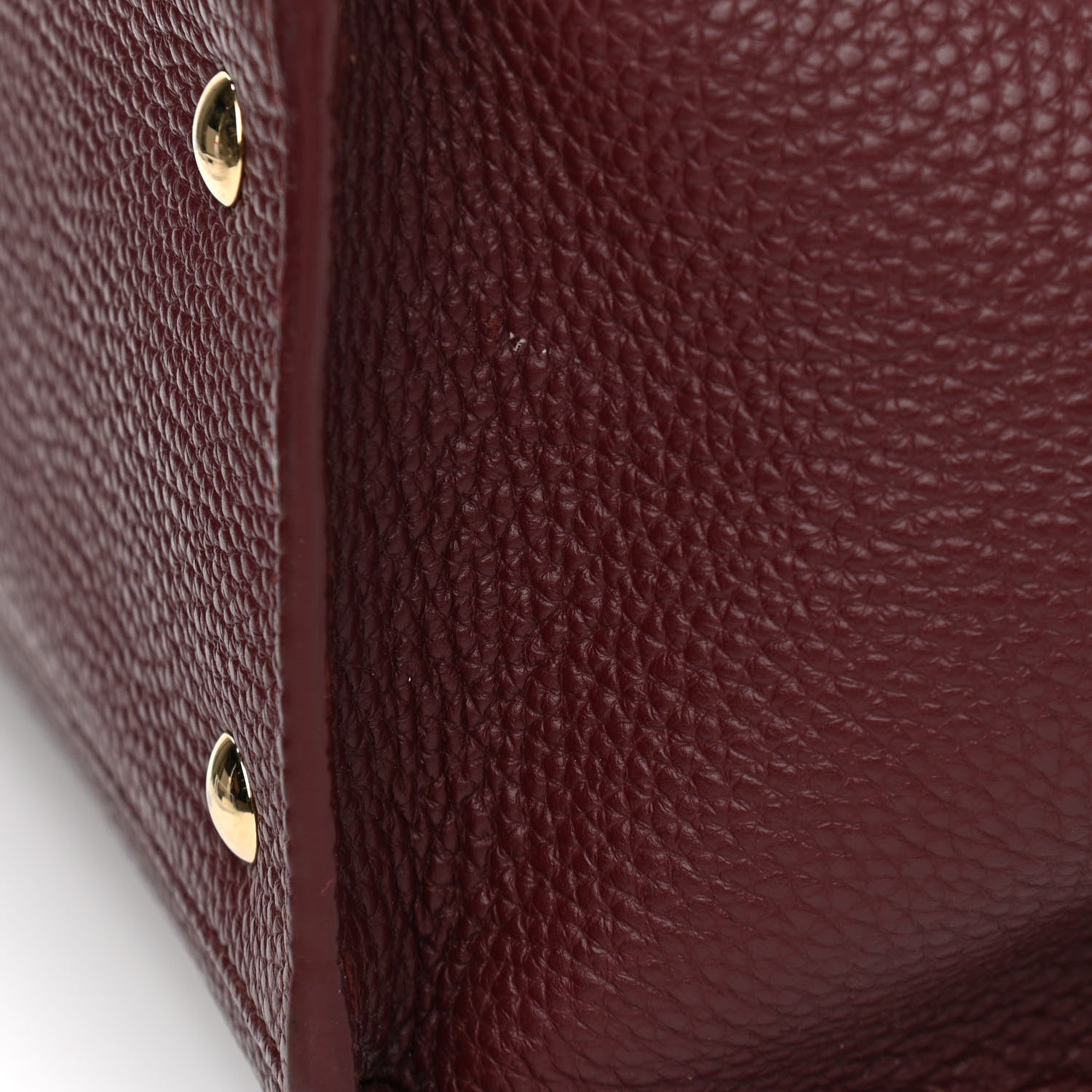 Salvatore Ferragamo Hammered Calfskin Double Handle Small Amy Tote Red 11 of 16