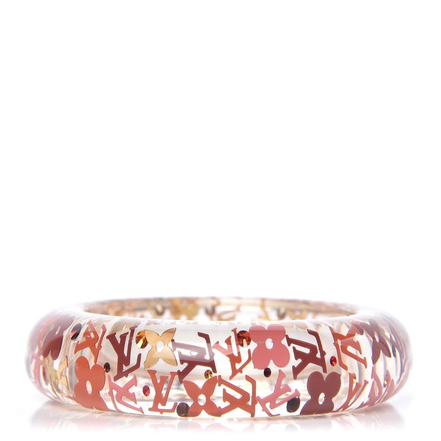 Resin Swarovski Small Inclusion GM Bracelet Tangerine