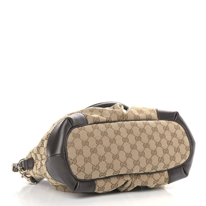 Gucci Monogram Medium Sukey Top Handle Dark Brown 4 of 9
