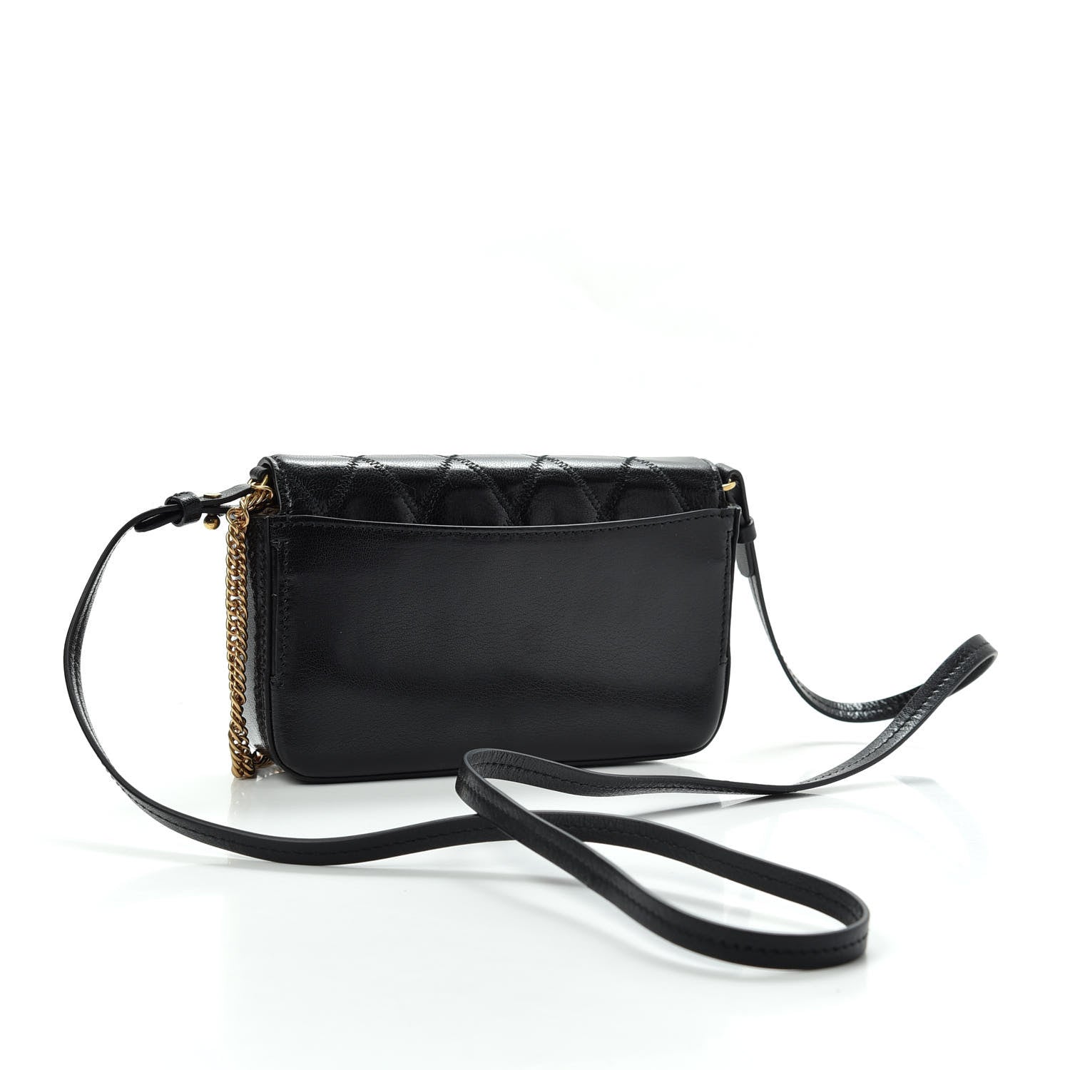 Givenchy Goatskin Quilted GV3 Mini Pocket Convertible Bag Black 3 of 10