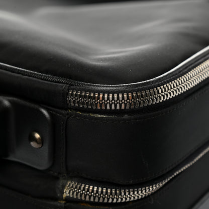 Prada Tessuto Nylon Saffiano Trolley Luggage Black 10 of 13
