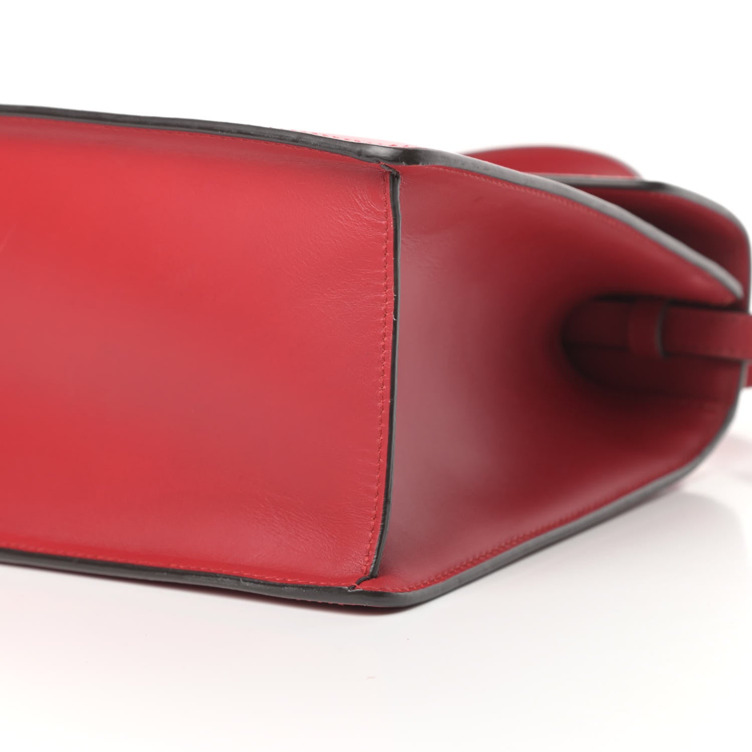 Gucci Calfskin Medium Sylvie Top Handle Bag Hibiscus Red 10 of 12