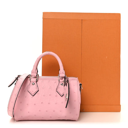 Louis Vuitton Ostrich Speedy   Pink 10 of 10