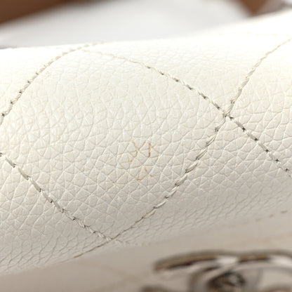 Chanel Calfskin Stitched Messenger Flap White 10 of 13