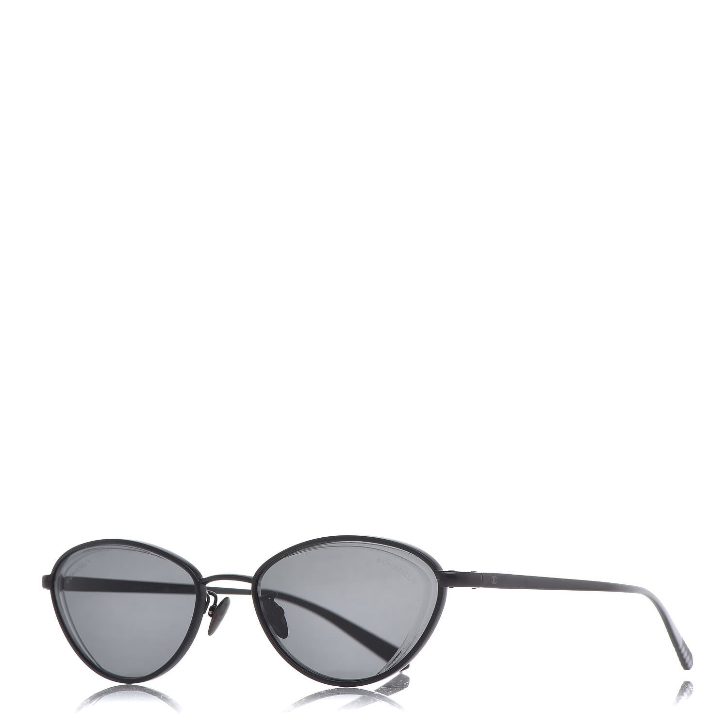 Chanel Cat Eye Sunglasses 4255 Black 1 of 8