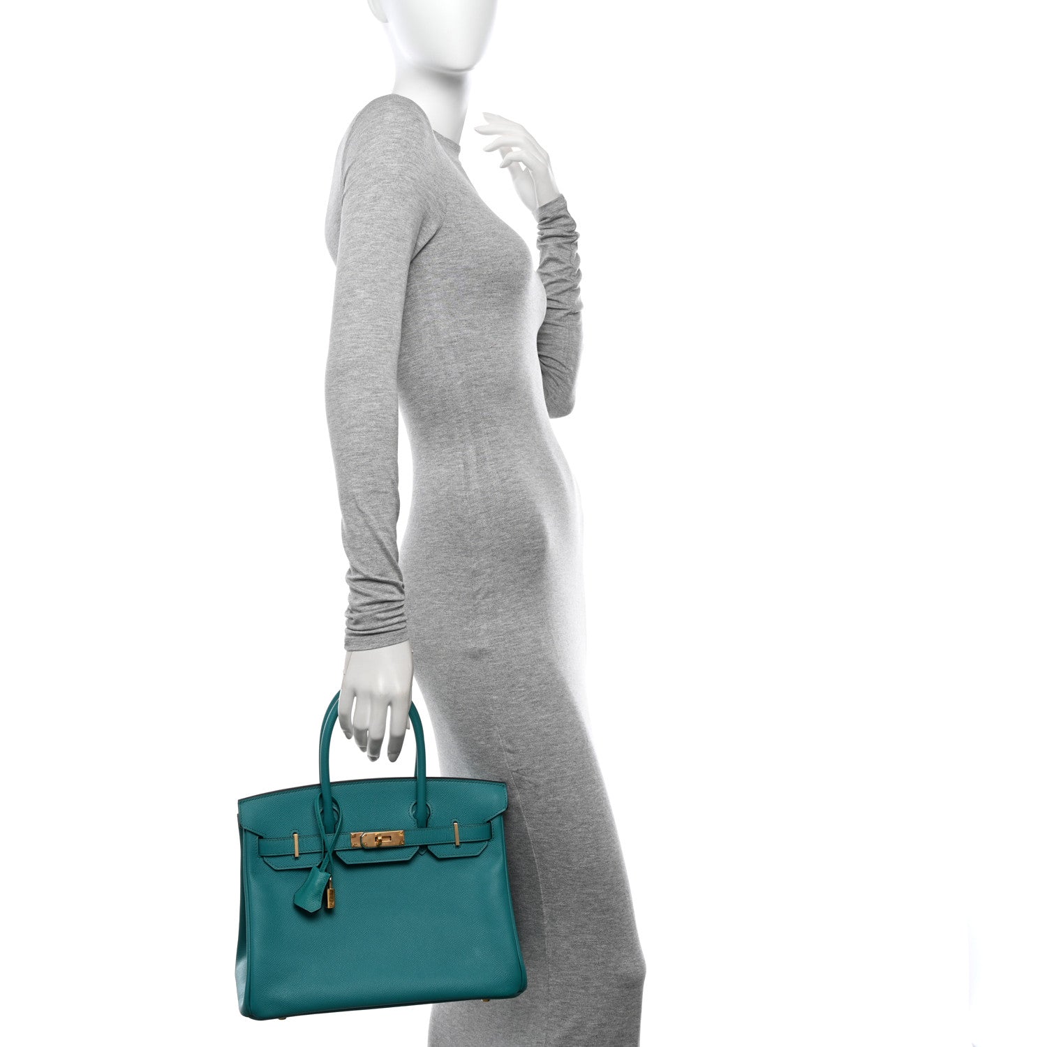 Hermes Epsom Birkin 30 Bleu Paon 2 of 10
