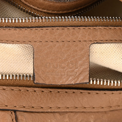 Gucci Guccissima Medium Techno Horsebit Hobo Taupe 6 of 17