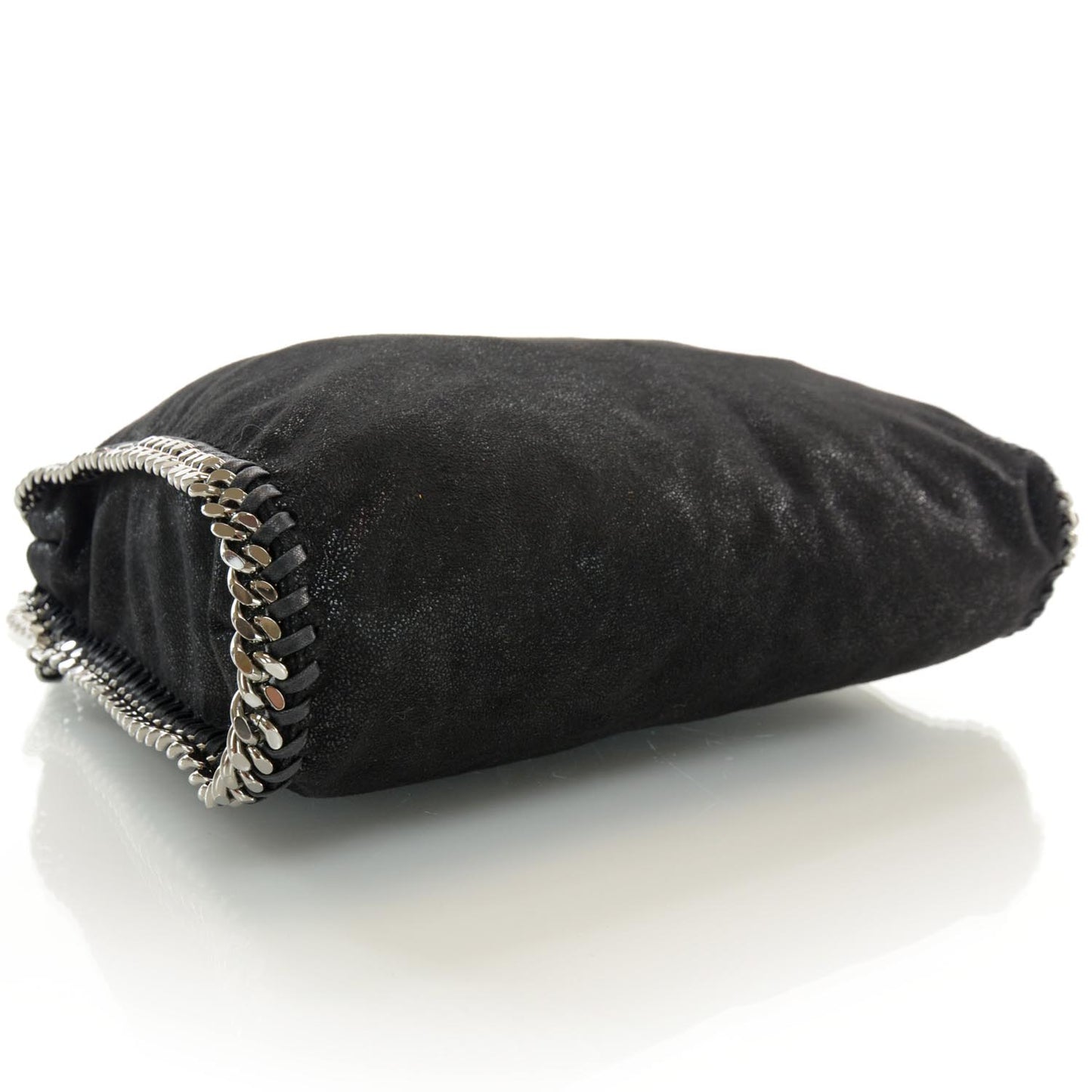 Faux Leather Falabella Tote Black