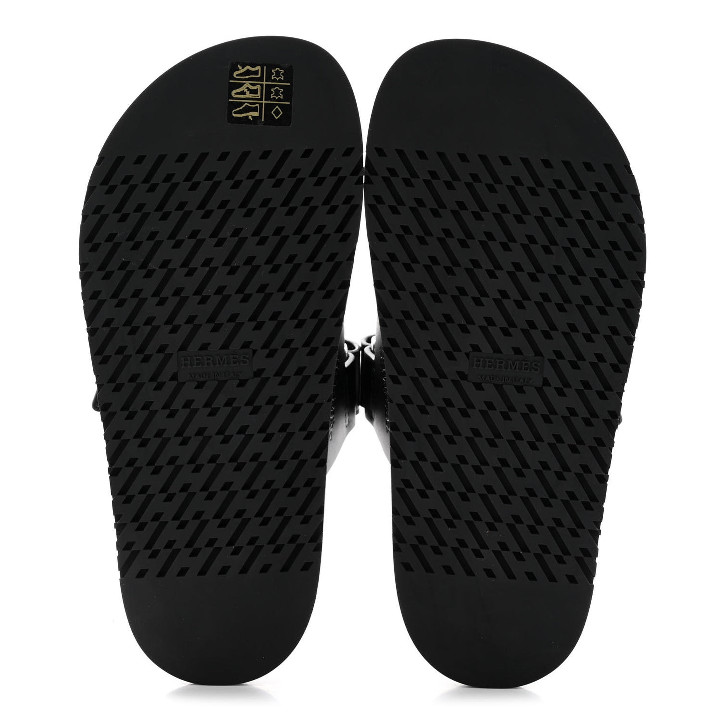 Calfskin Womens Chypre Sandals 35.5 Black