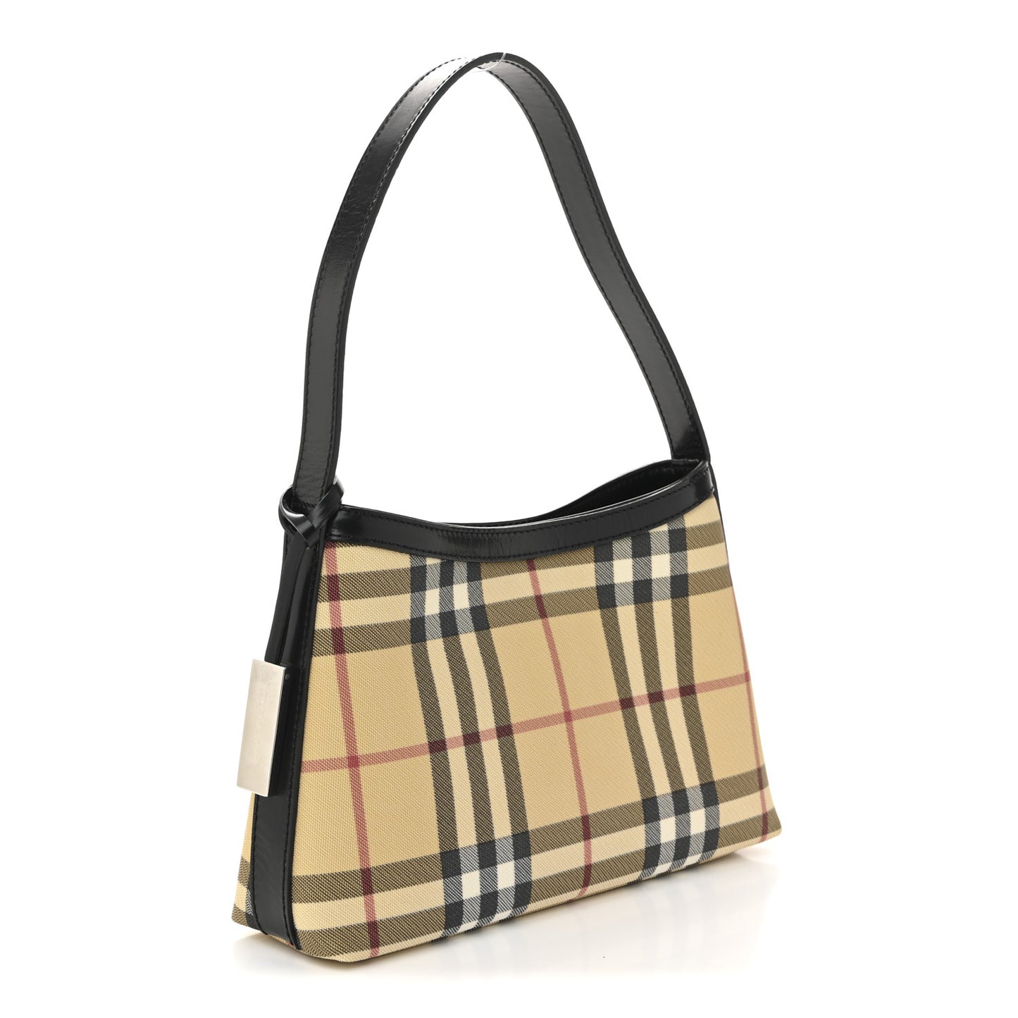 Vintage Check Shoulder Bag Black