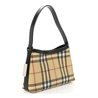 Burberry Vintage Check Shoulder Bag Black 3 of 10