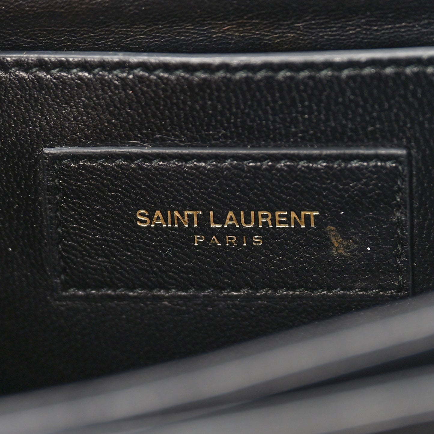 Suede Calfskin Medium Classic Lulu Bag Black