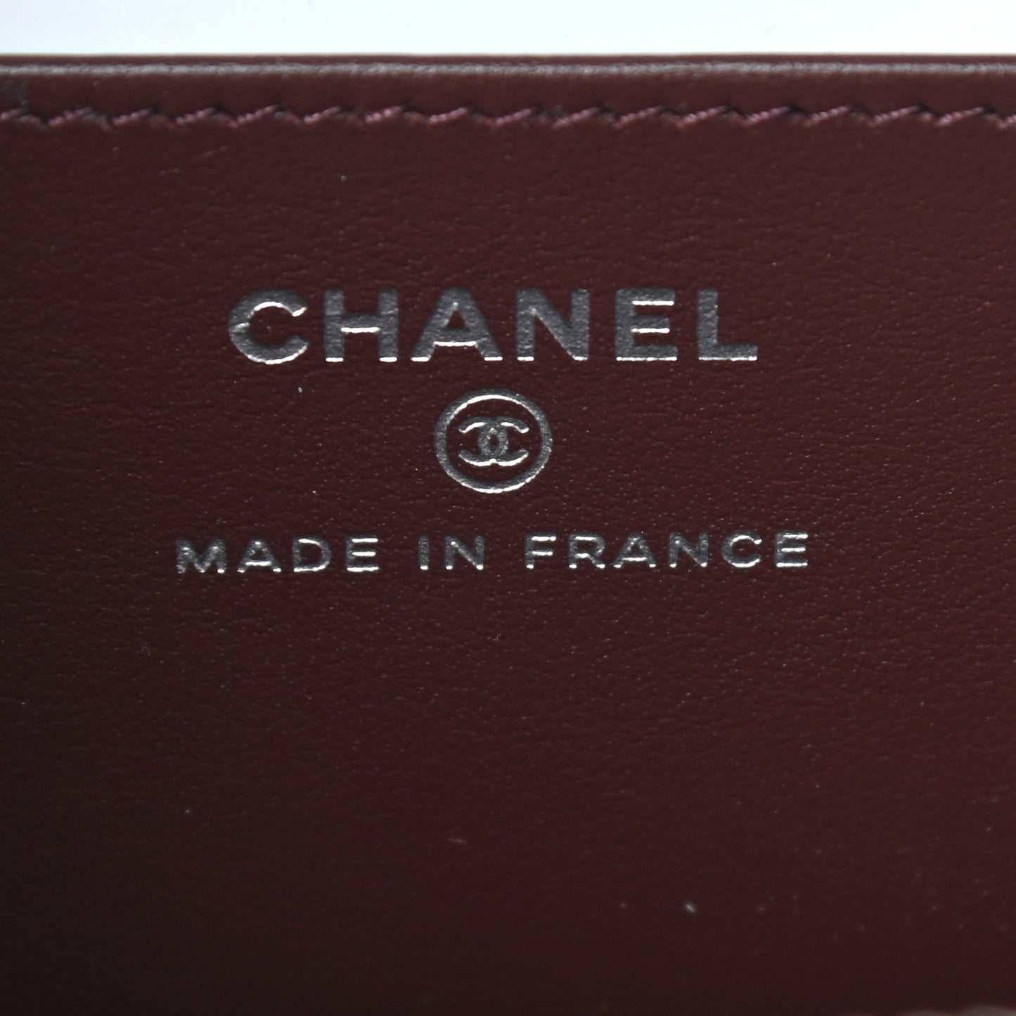 Caviar Quilted CC Vanity Case With Chain Black