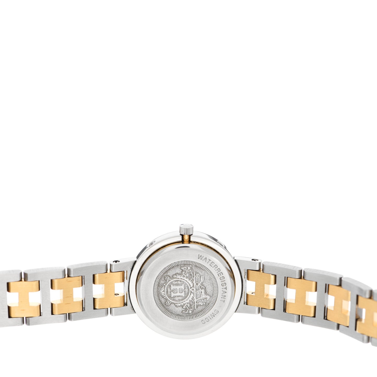 Stainless Steel 24mm Clipper Quartz Watch Gold
