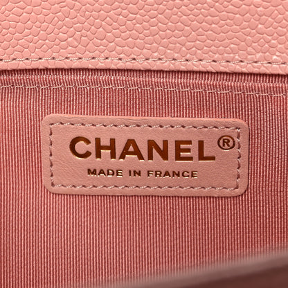 Chanel Caviar Quilted Medium Boy Flap Light Pink 6 of 11