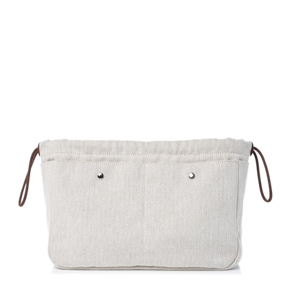 Hermes Canvas Barenia Fourbi 25 MM Pouch Naturel Fauve 1 of 8