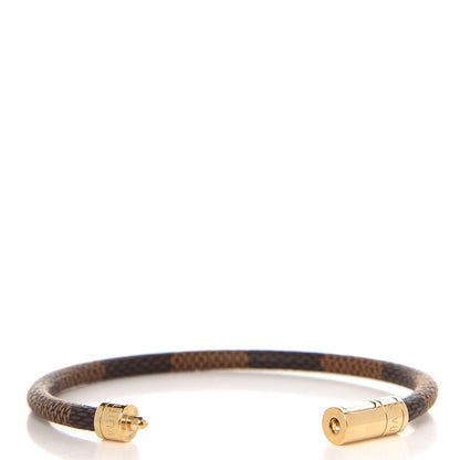 Louis Vuitton Damier Ebene Keep It Bracelet 17 4 of 4