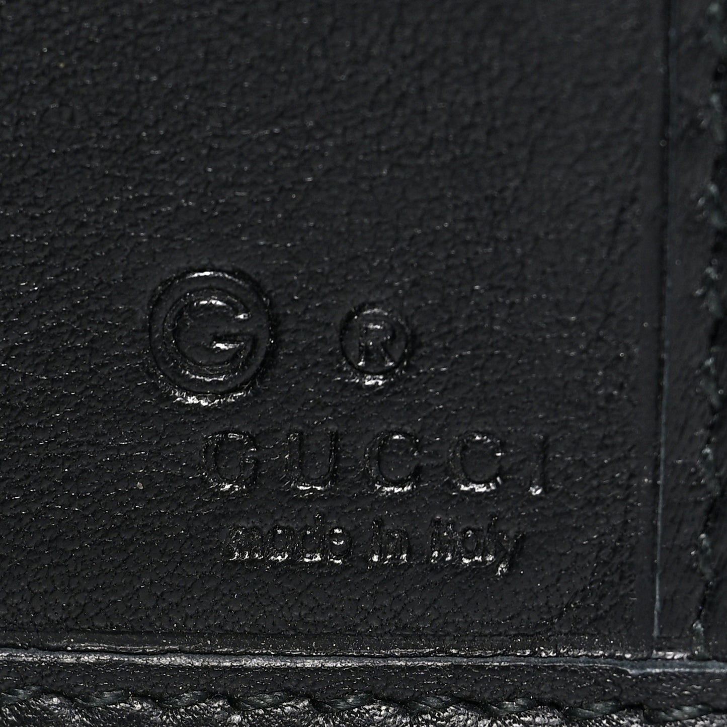 Microguccissima Continental Flap Wallet Black