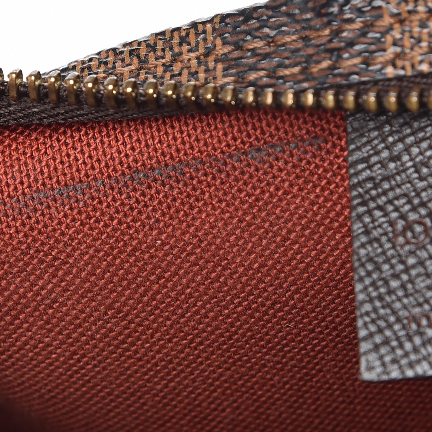 Louis Vuitton Damier Ebene Trousse Make Up Bag Pochette 8 of 10