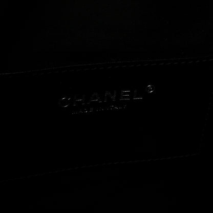 Chanel Shiny Crumpled Calfskin Quilted Medium Chanel 25 Handbag Black 7 of 11