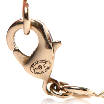 Chanel Crystal CC Bow Necklace Gold 5 of 5