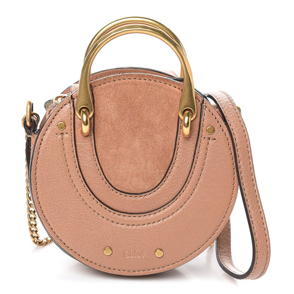 Chloe Goatskin Suede Mini Pixie Bag Nougat 1 of 9
