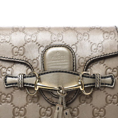Gucci Guccissima Small Emily Shoulder Bag Gold 11 of 11