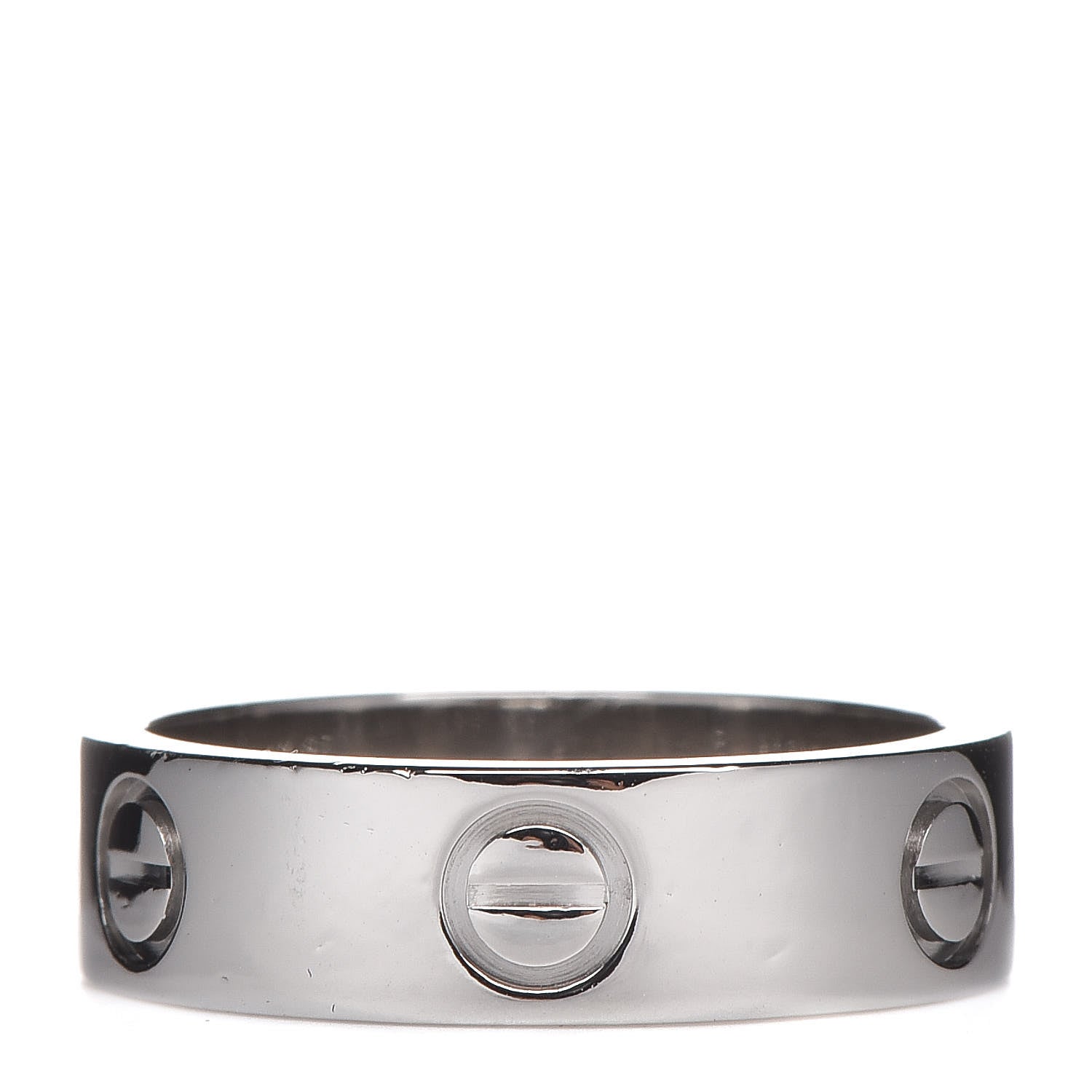 Cartier Platinum 5.5mm LOVE Ring 54 6.75 3 of 4