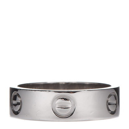 Cartier Platinum 5.5mm LOVE Ring 54 6.75 3 of 4