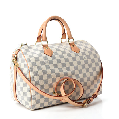 Louis Vuitton Damier Azur Speedy Bandouliere 30 4 of 12