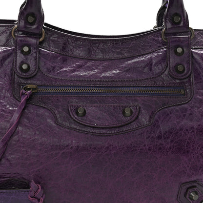 Balenciaga Agneau Classic Hardware Step Violet 9 of 17