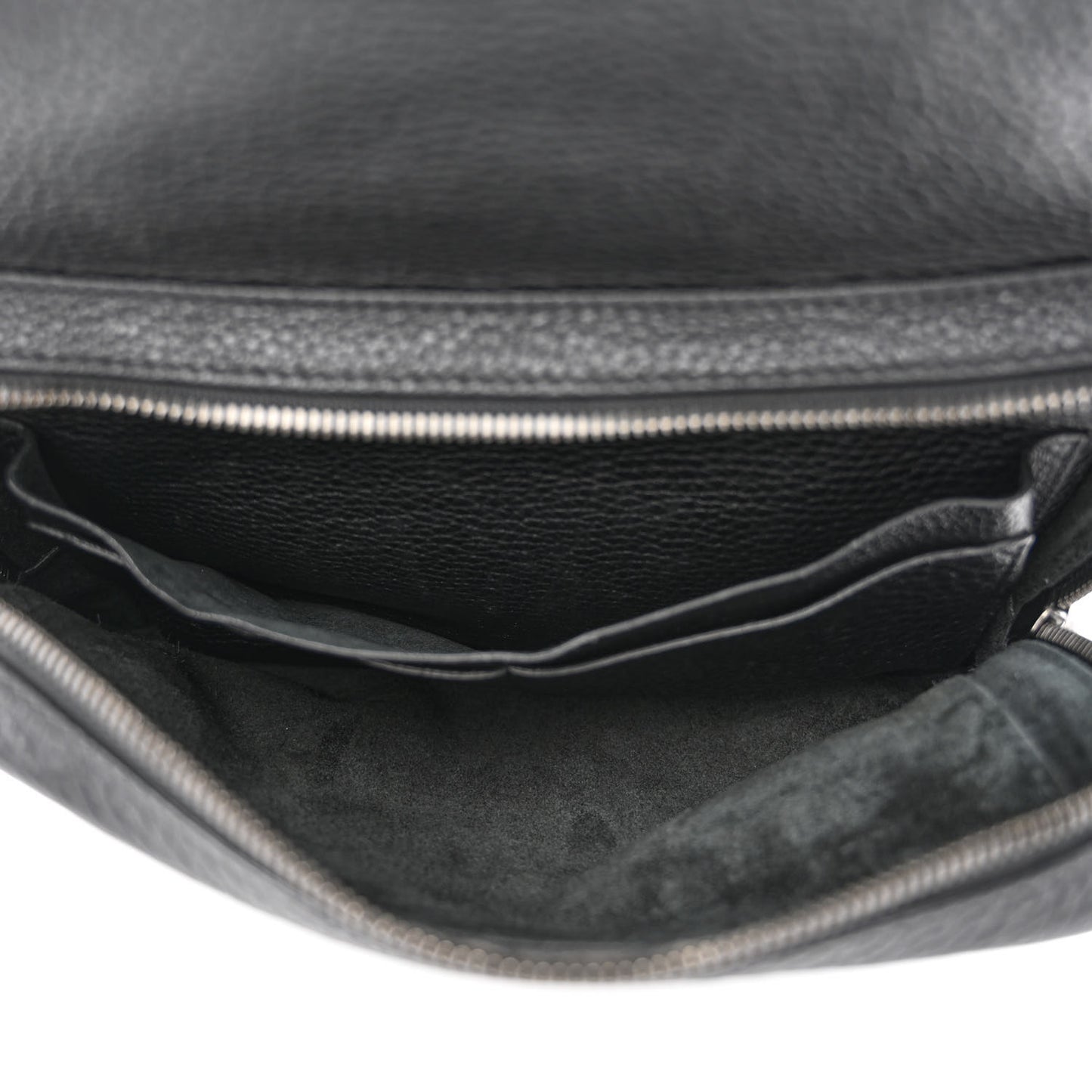 Grained Calfskin Rockstud Backpack Black