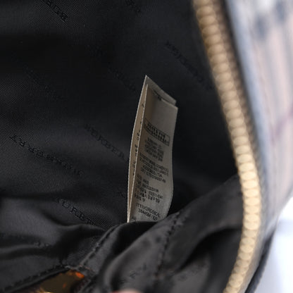 Burberry Haymarket Check Crossbody Black 9 of 10