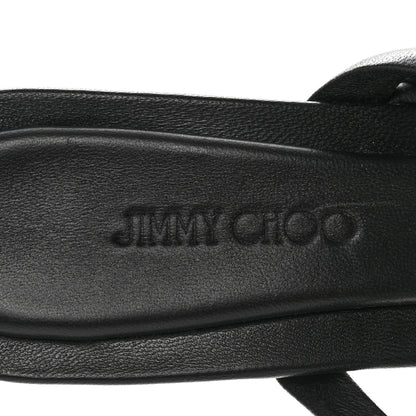 Jimmy Choo Nappa Diosa 90 Sandals 39.5 Black 7 of 8
