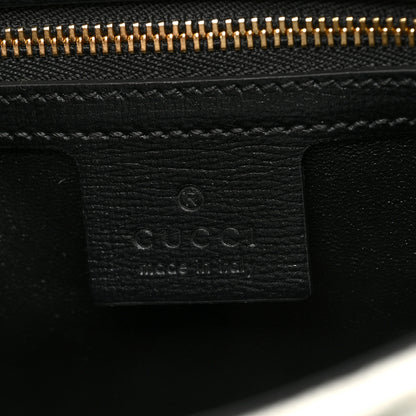 Gucci X BALENCIAGA Canvas Boarded Pluton Calfskin Flora Logo Print Small Jackie 1961 Hobo White Multicolor Black 6 of 10