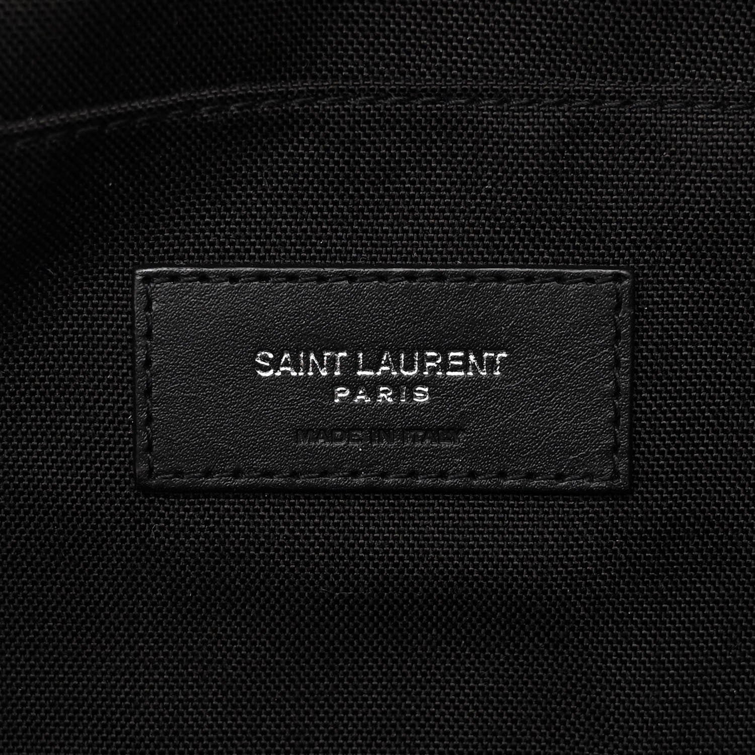 Saint Laurent Calfskin City Belt Bag Black 6 of 10