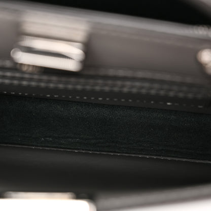 Fendi Calfskin Striped Texture FF Peekaboo I See U X Cross Satchel Moon Argilla 5 of 10