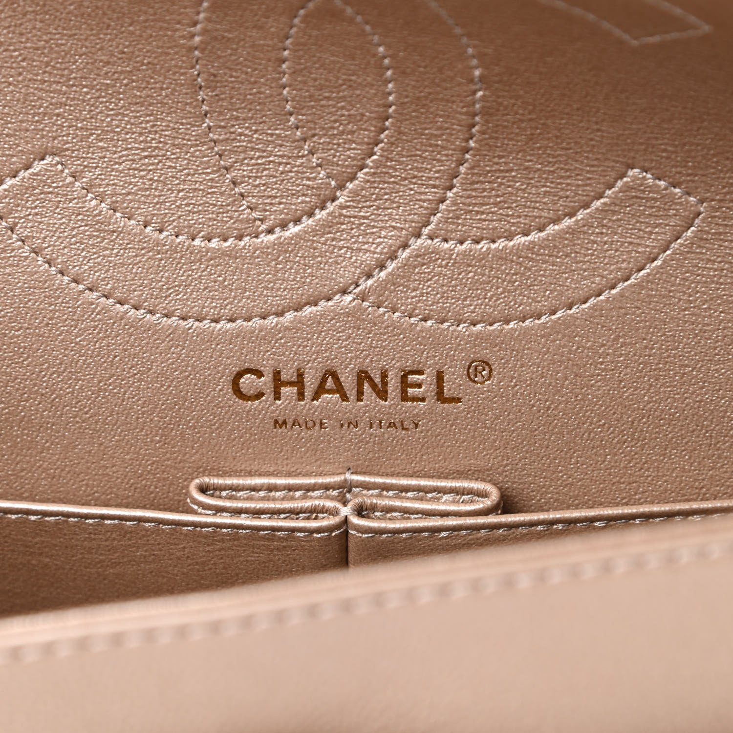 Chanel Metallic Calfskin Quilted 2.55 Reissue 226 Flap Dark Gold 6 of 17