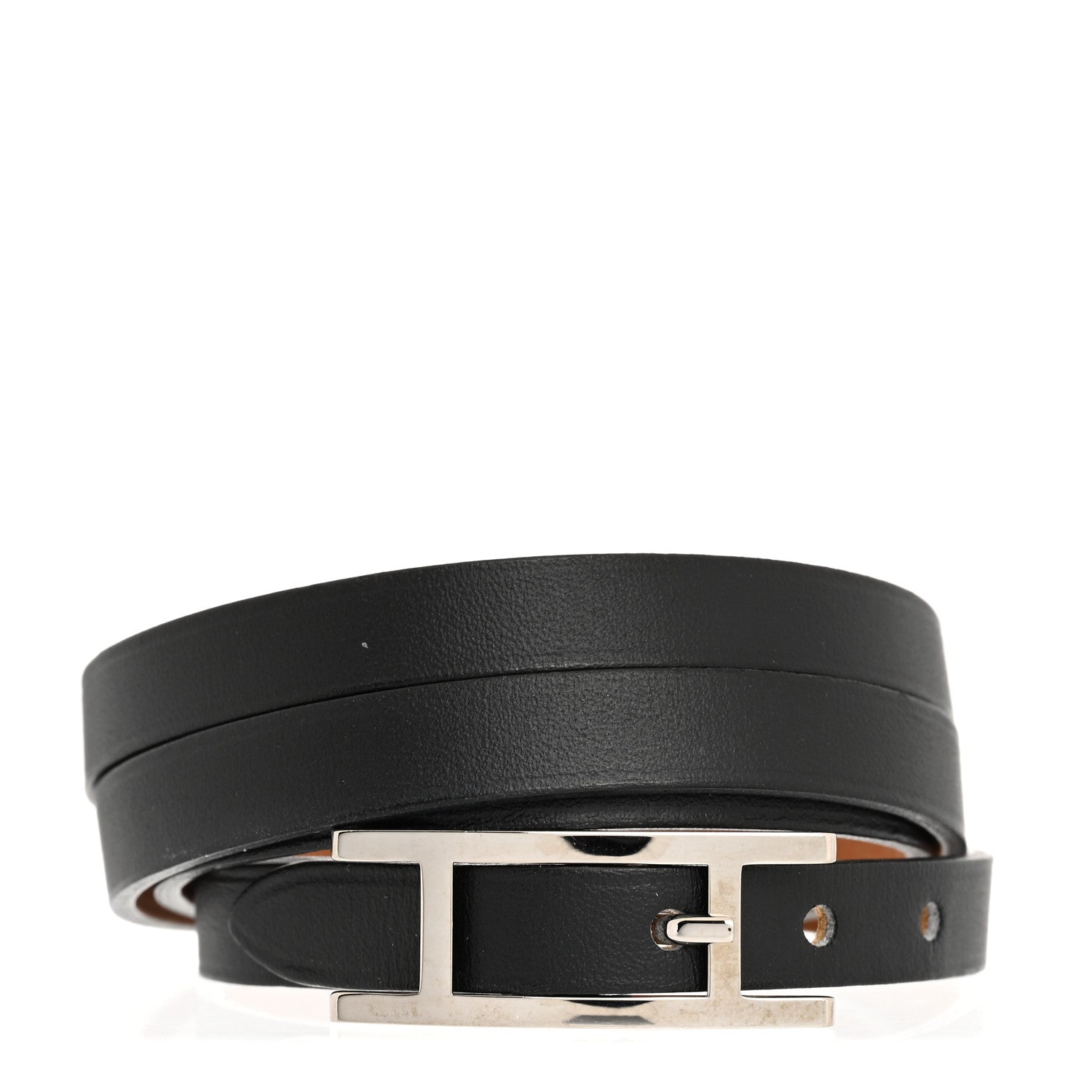 Hermes Swift Behapi Double Tour Bracelet S Black 1 of 5
