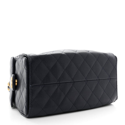 Chanel Caviar Quilted Small Chanel 25 Handbag Dark Navy 4 of 11