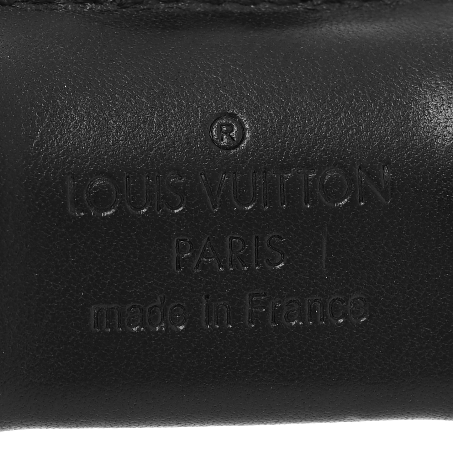 Calfskin Speedy Bag Charm Key Holder Black