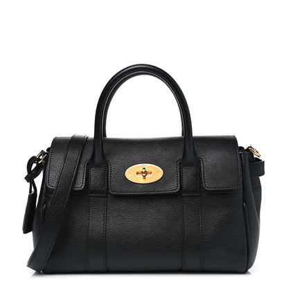 Mulberry Natural Vegetable Tanned Small Bayswater Black 1 of 11