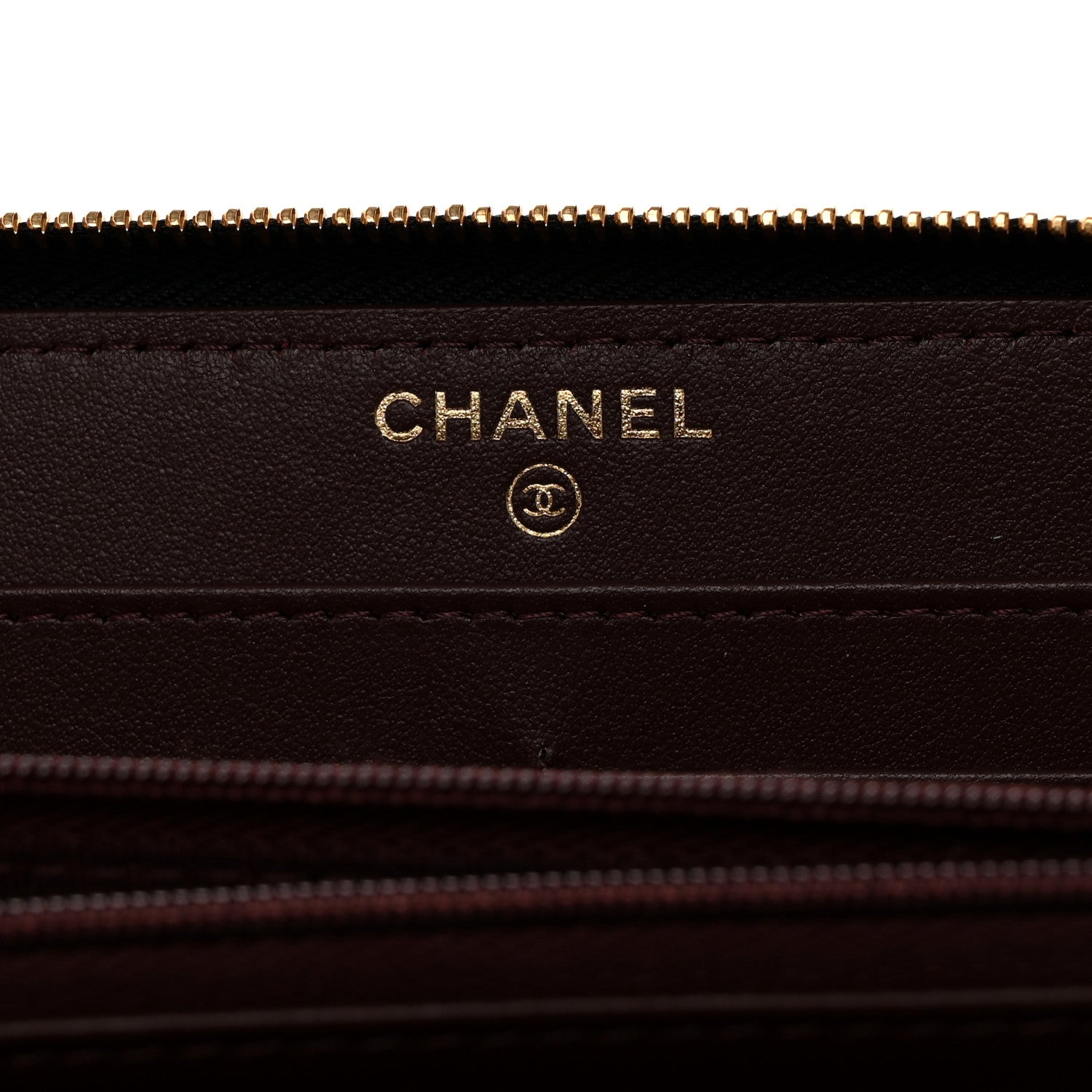 Chanel Caviar Quilted Large Gusset Zip Around Wallet Black 6 of 9
