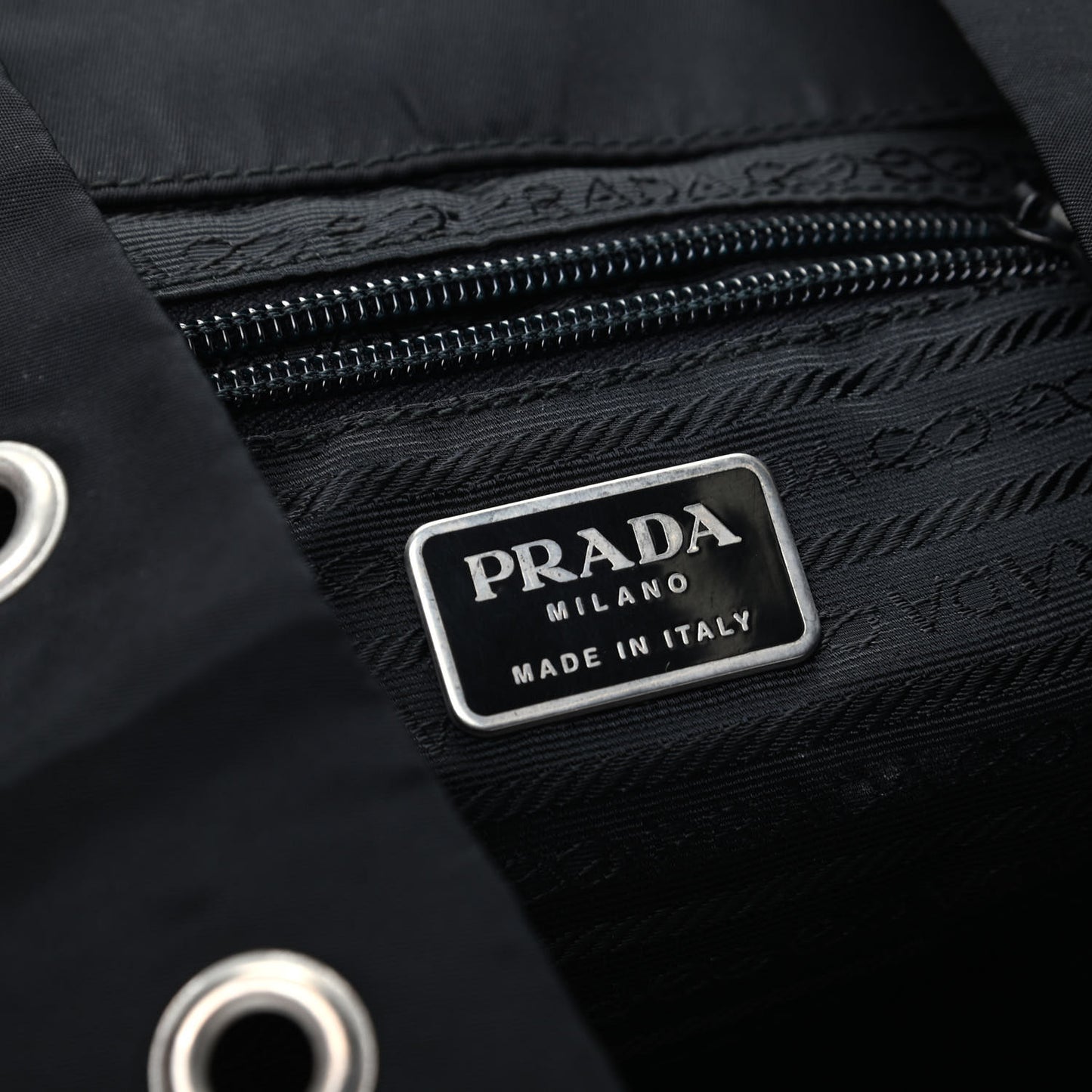 Nylon Vela Small Backpack Black