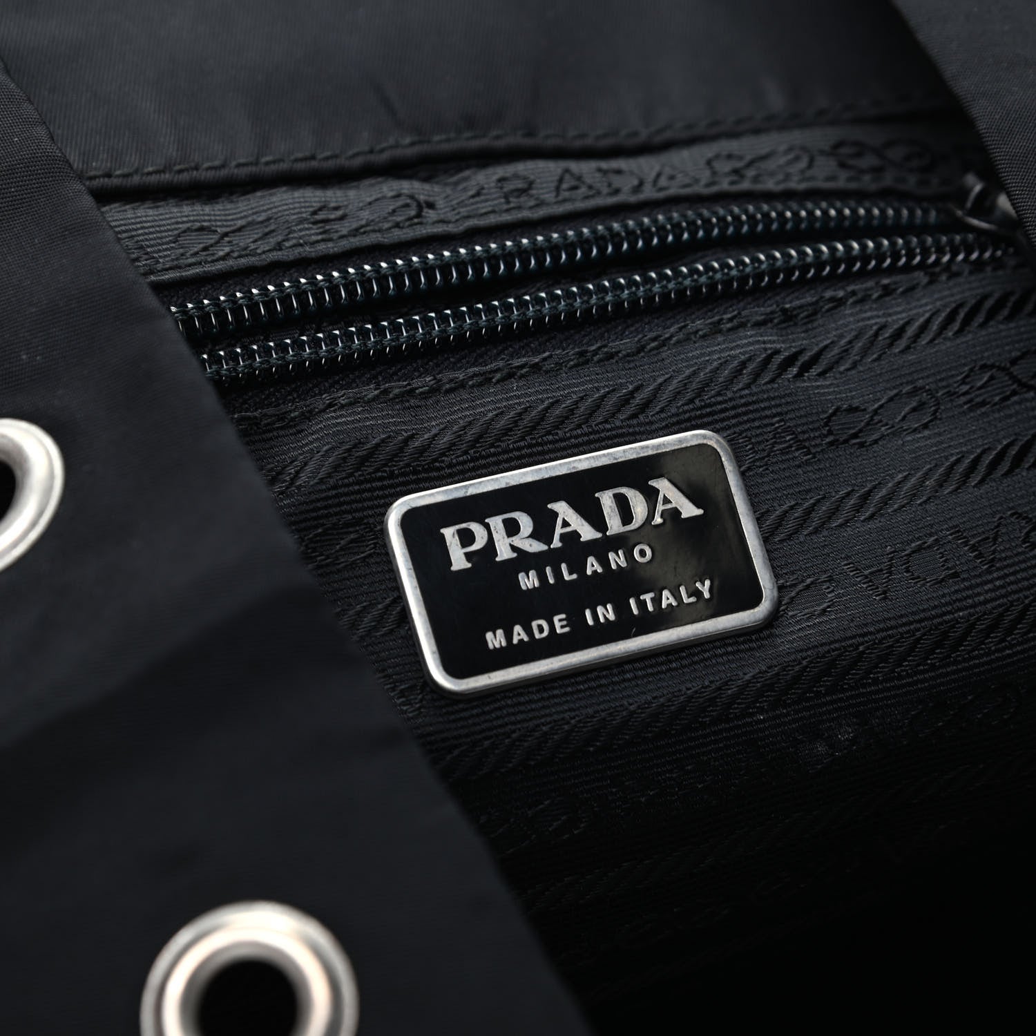 Prada Nylon Vela Small Backpack Black 6 of 8
